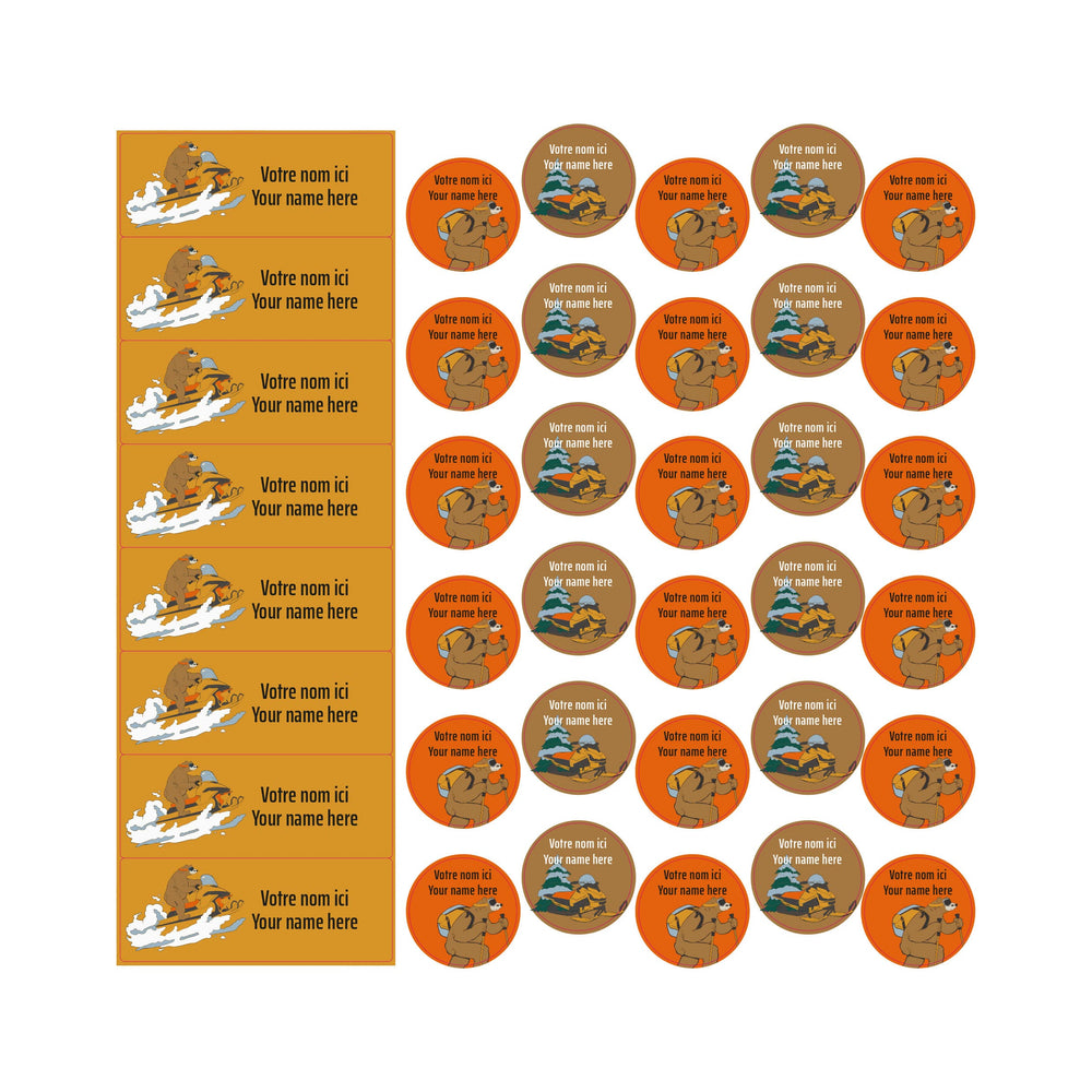 School Name Labels - Skidoo