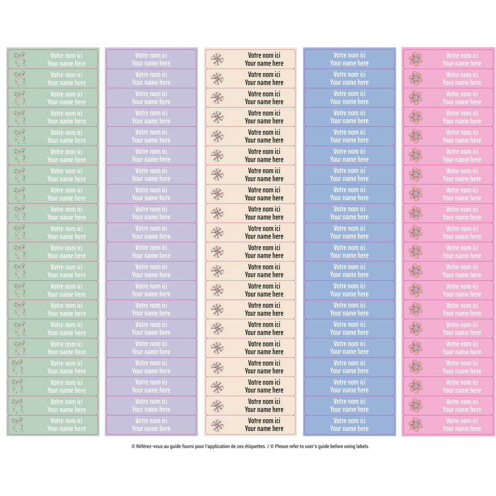 School Name Labels - Skate
