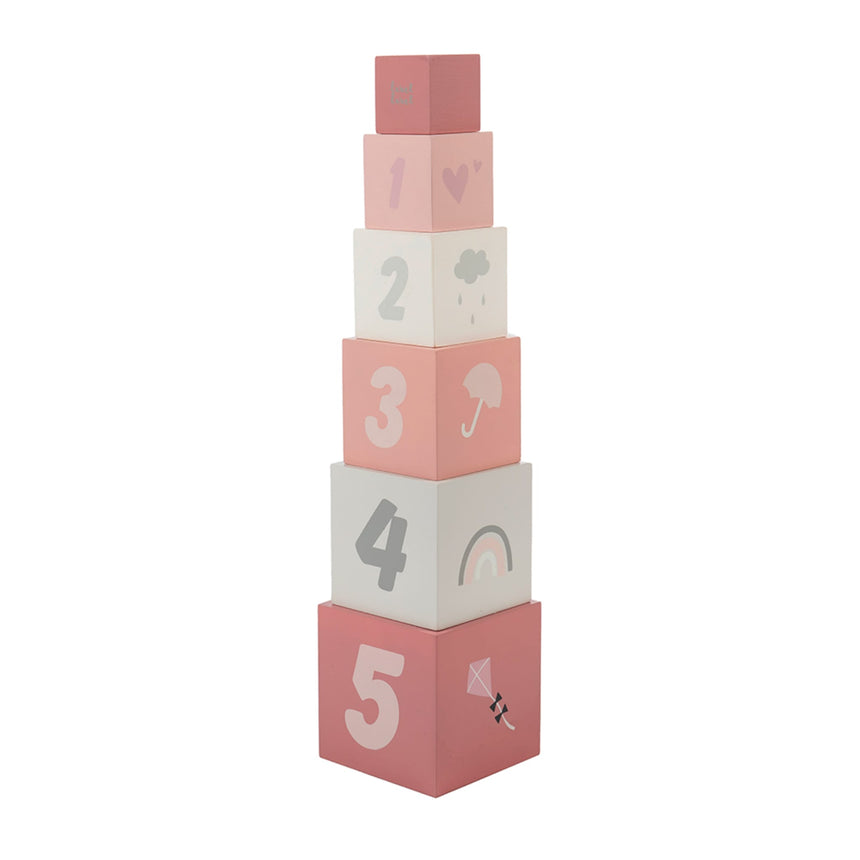 Blocs À Empiler Numéros - Rose-Label Label-LAE-533LLWT-2530-CLÉMENT