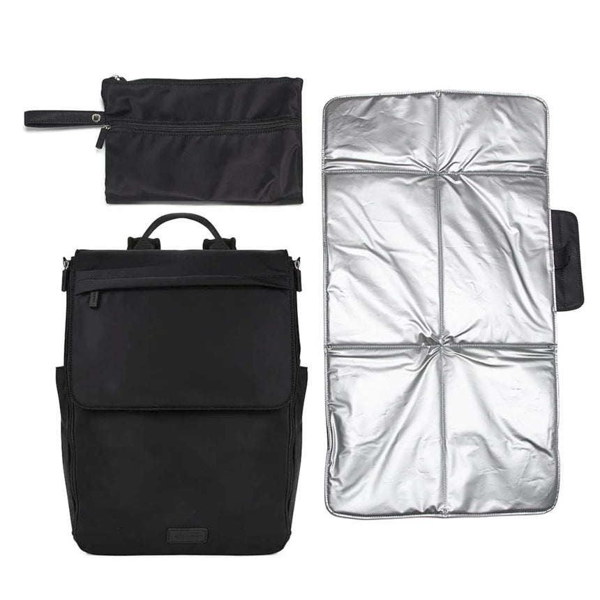 Sac à Couches + Tapis Kendall - Noir-Lambert-LBT-KENDALLBLKNY-CLÉMENT