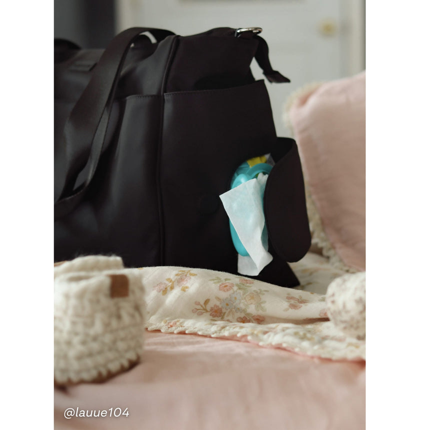 Sac à Couches + tapis Milani - Noir-Lambert-LBT-MILANIBLKNY-CLÉMENT