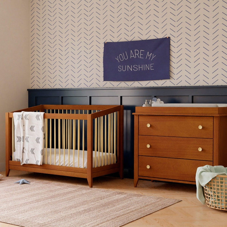 Couchette Convertible 4 en 1 Sprout - Noyer / Naturel-Babyletto-LET-M10301CTN-CLÉMENT