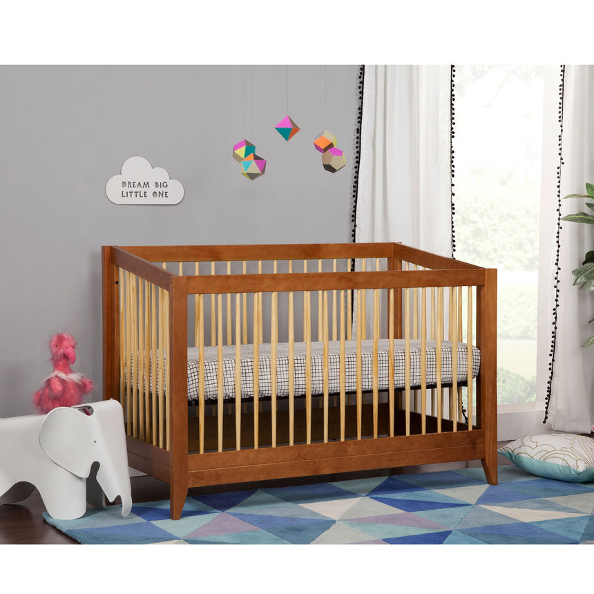 Couchette Convertible 4 en 1 Sprout - Noyer / Naturel-Babyletto-LET-M10301CTN-CLÉMENT