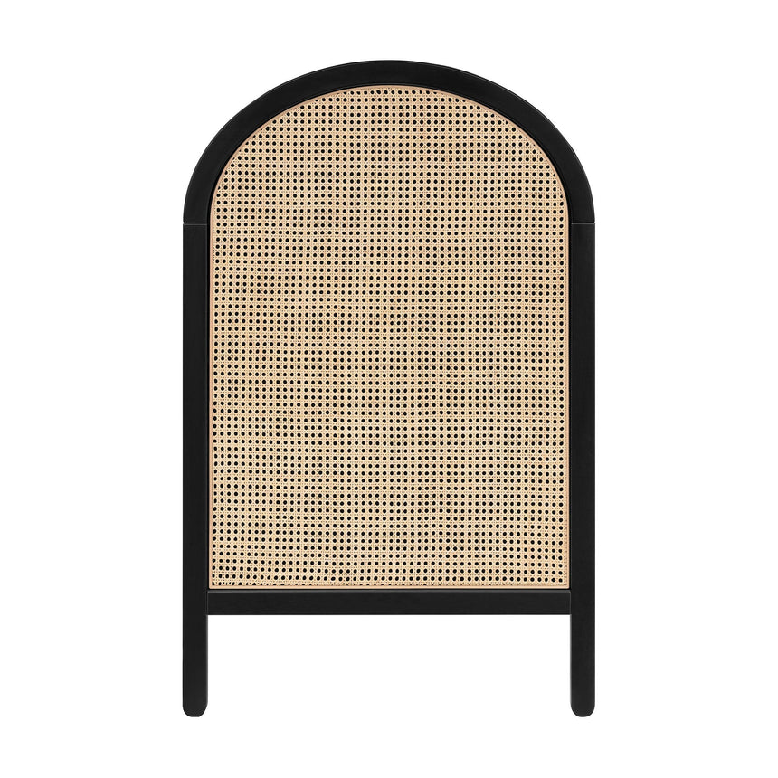 Couchette Convertible 3-en-1 Bondi Cane avec Kit de Conversion Lit pour Tout-petit - Noir / Rotin-Babyletto-LET-M25601BNC-CLÉMENT