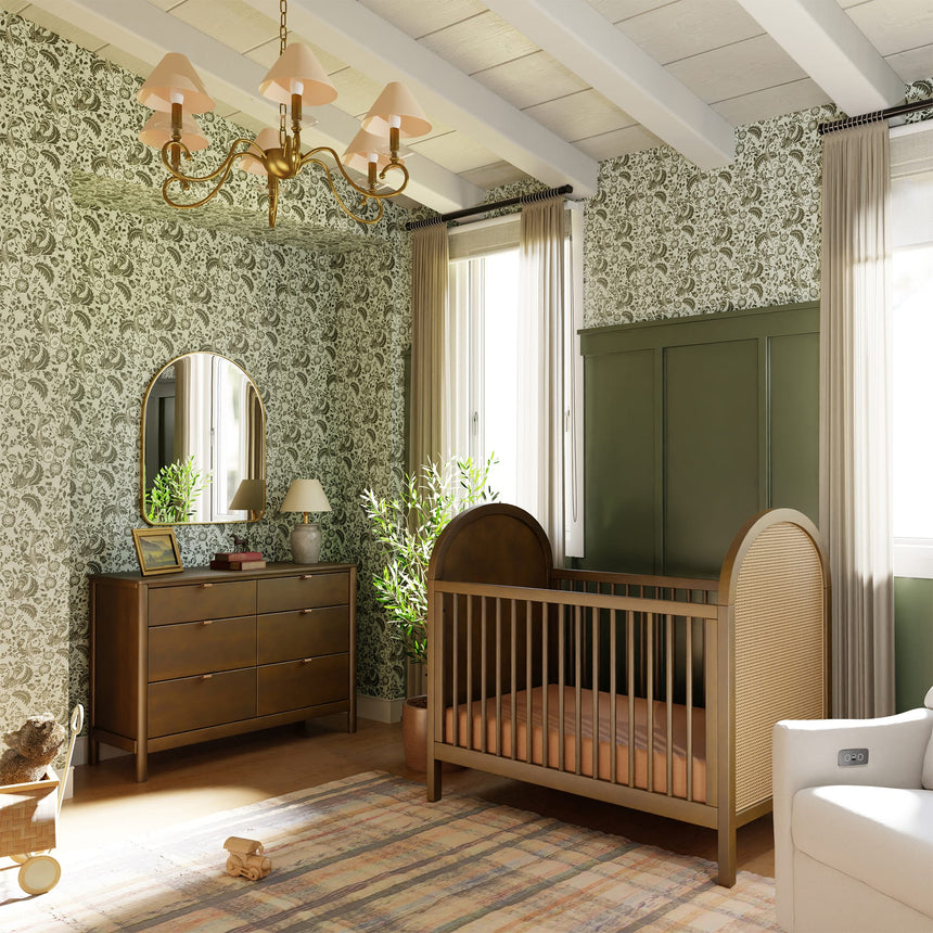 Couchette Convertible 3-en-1 Bondi avec Kit de Conversion Lit pour Tout-petit - Miel Rotin-Babyletto-LET-M25601NLNC-CLÉMENT