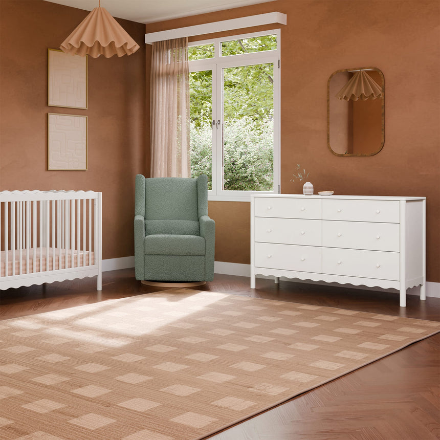 Bureau 6 Tiroirs Swell - Blanc-Babyletto-LET-M27916W-CLÉMENT