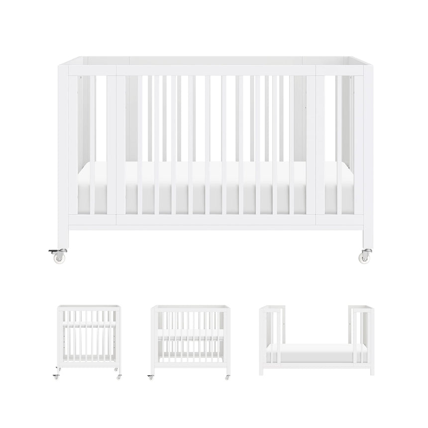 Couchette Convertible 9-en-1 Rolli - Blanc-Babyletto-LET-M30880W-CLÉMENT
