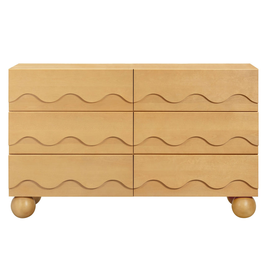 Commode 6 Tiroirs Lido Wave - Miel-Babyletto-LET-M31116HY-CLÉMENT
