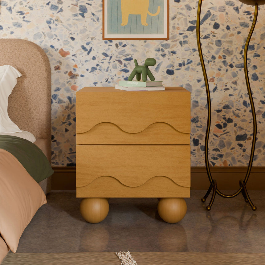 Table de Nuit Lido Wave - Miel-Babyletto-LET-M31160HY-CLÉMENT