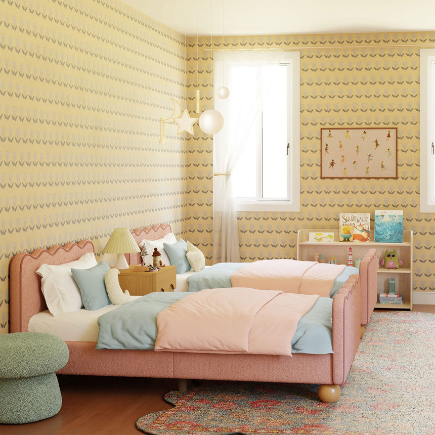 Lit Simple Rizo - Boucle Rose-Babyletto-LET-M31369PRSBRY-CLÉMENT