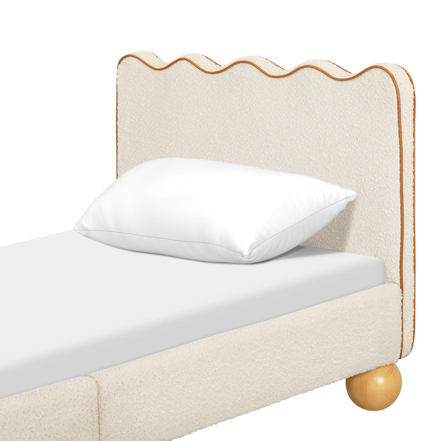 Lit Simple Rizo - Boucle Ivoire-Babyletto-LET-M31369PWBTAN-CLÉMENT