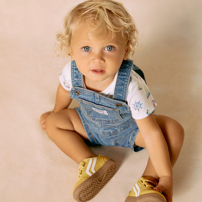 Ensemble Salopette Sailing 12-24mois-Levis-LEV-61M686-WIT-CLÉMENT