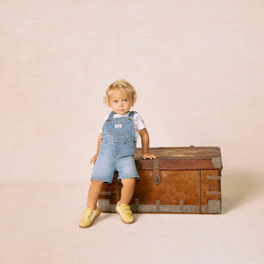 Ensemble Salopette Sailing 12-24mois-Levis-LEV-61M686-WIT-CLÉMENT