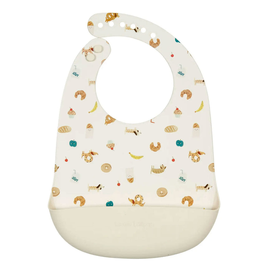Silicone Bib - French Breakfast