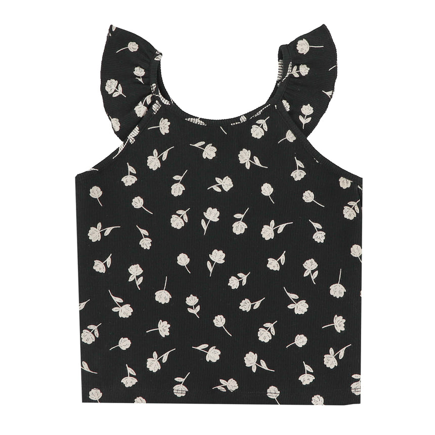 Camisole Côtelée Rêveuse 7-14ans-Look-Noir-S-LOK-1253197C-NOI-CLÉMENT