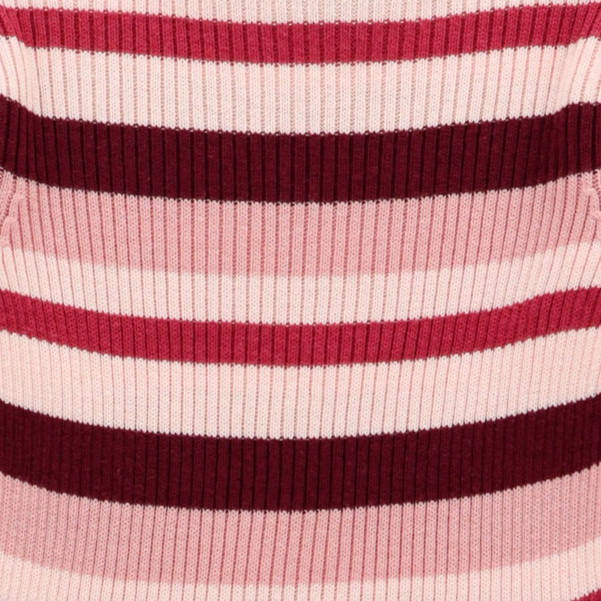 Robe Tricot Romance Rayée 7-14ans-Look-LOK-2253420C-ROS-CLÉMENT