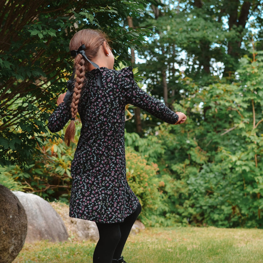 Robe Imprimée Fleurs Romance 7-14ans-Look-LOK-2253424C-NOI-CLÉMENT