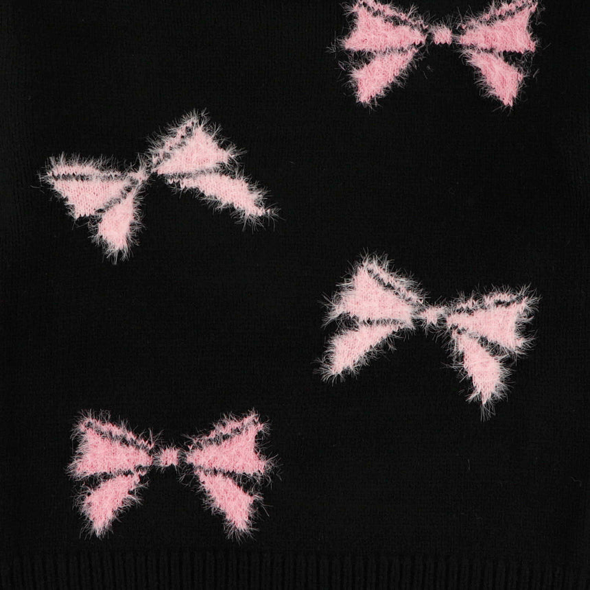 Pull Tricot Romance Boucles 7-14ans-Look-LOK-2253572C-NOI-CLÉMENT