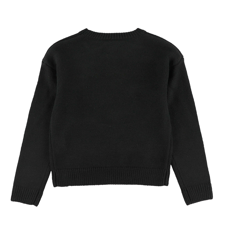 Pull Tricot Romance Boucles 7-14ans-Look-LOK-2253572C-NOI-CLÉMENT