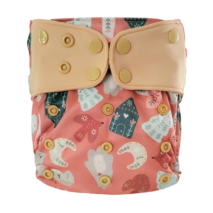 Couche Lavable Évolution - Forêt 8-35lb-La Petite Ourse-LP3-C-NS-FORET-CLÉMENT