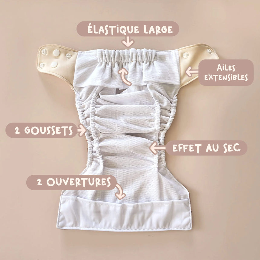 Couche Lavable Évolution - Forêt 8-35lb-La Petite Ourse-LP3-C-NS-FORET-CLÉMENT