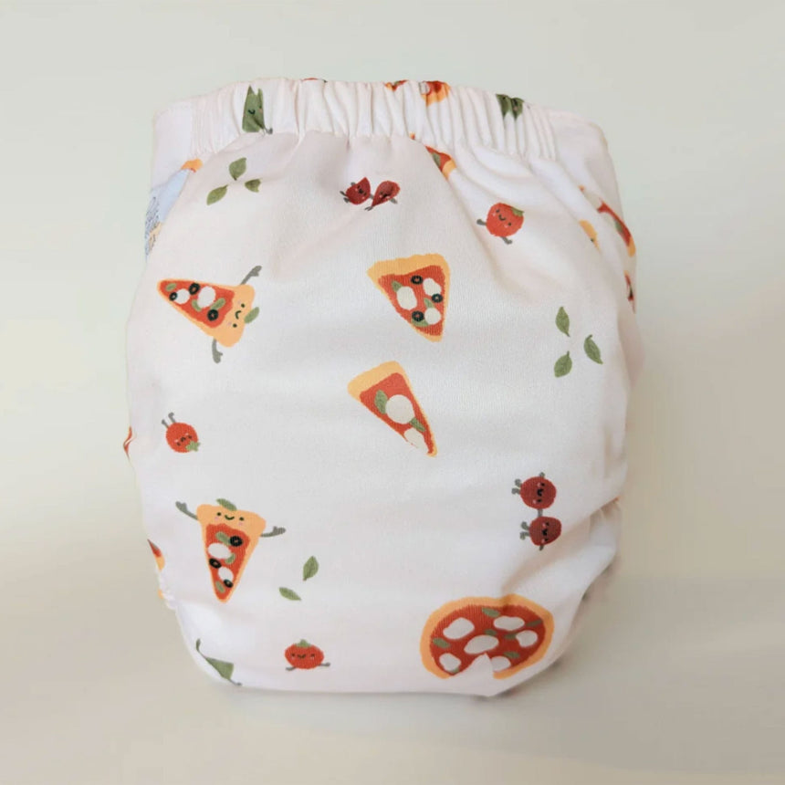 Couche Lavable Évolution - Pizza 10-35lb-La Petite Ourse-LP3-C-NS-PIZZA-CLÉMENT