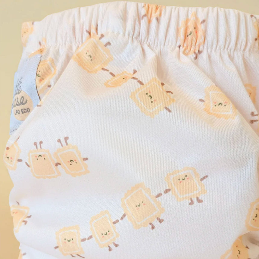 Couche Lavable Évolution - Ravioli 10-35lb-La Petite Ourse-LP3-C-NS-RAVIOLI-CLÉMENT