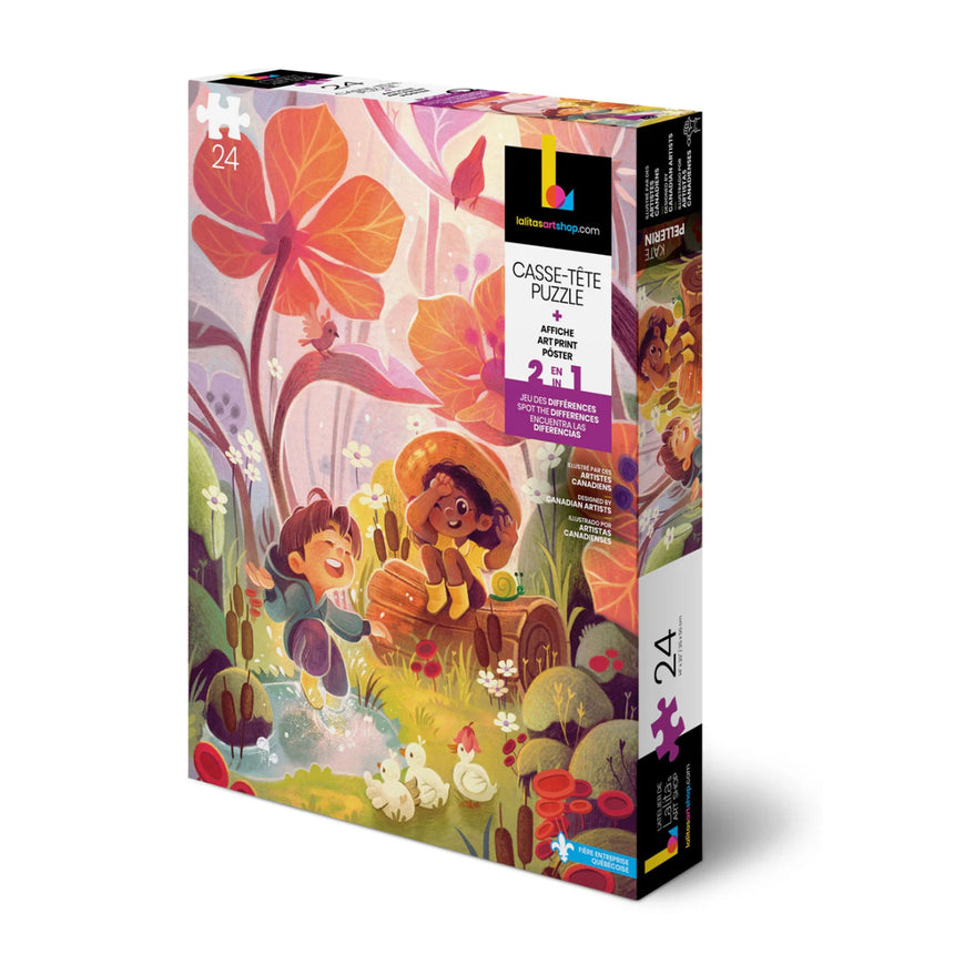 Casse-tête Pluie Enjouée 24 Morceaux-Lalita Art Shop-LRS-LASPZ-2411-CLÉMENT