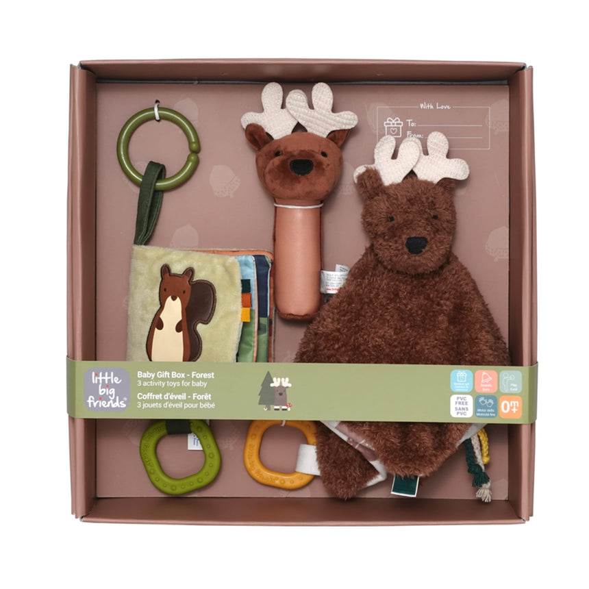 Ensemble Cadeau Coffret d’éveil - Forêt-Little Big Friends-LTB-305130-CLÉMENT