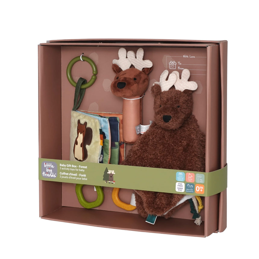 Ensemble Cadeau Coffret d’éveil - Forêt-Little Big Friends-LTB-305130-CLÉMENT