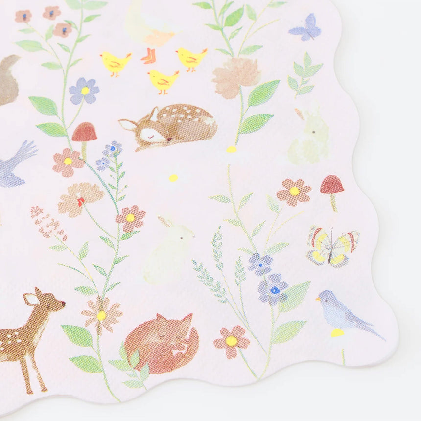 Serviettes Papier(16) Petits Animaux-Meri Meri-MME-298977-CLÉMENT