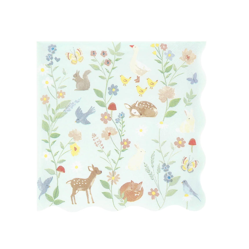 Serviettes Papier(16) Petits Animaux-Meri Meri-MME-298977-CLÉMENT