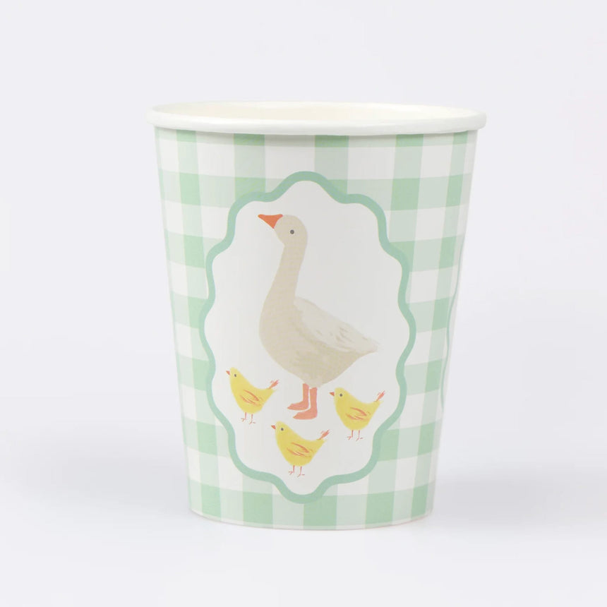 Verres Carton(8) Petits Animaux-Meri Meri-MME-298995-CLÉMENT