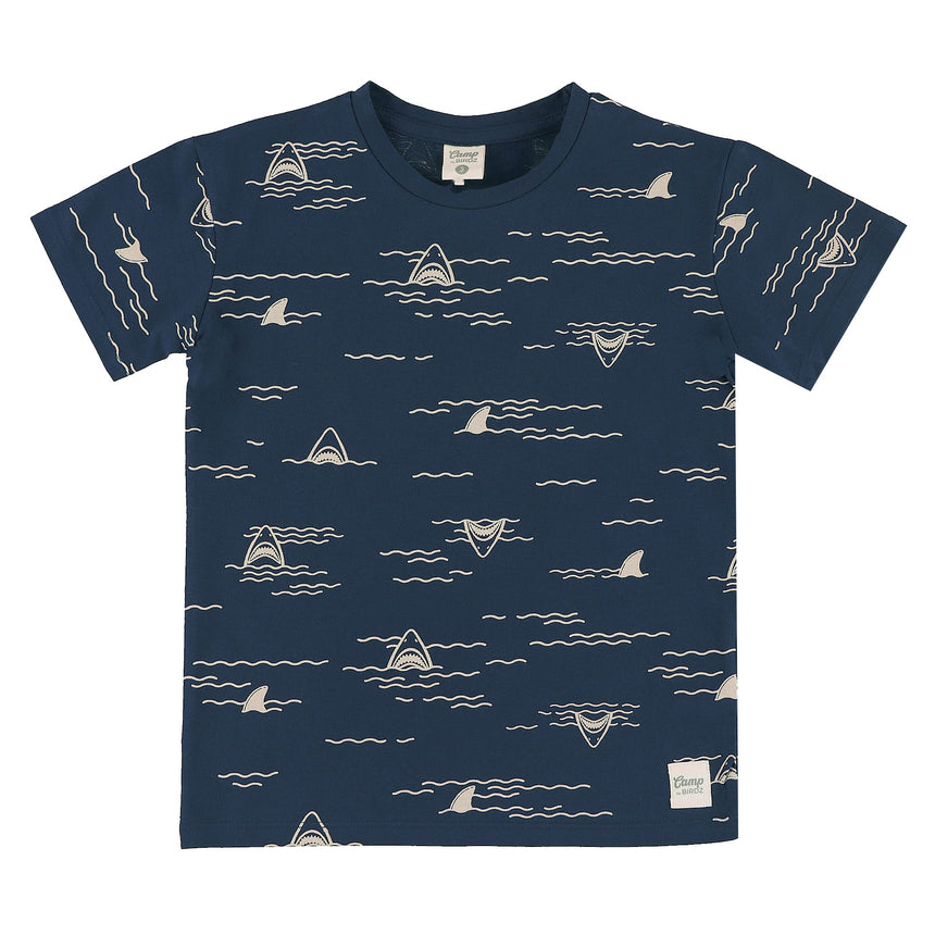T-shirt Requins 2-8ans-Camp by Birdz-Marine-2-NAS-CLSPKB670-DB-CLÉMENT