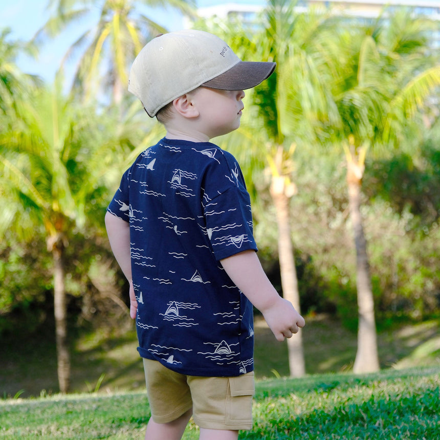 T-shirt Requins 2-8ans-Camp by Birdz-NAS-CLSPKB670-DB-CLÉMENT