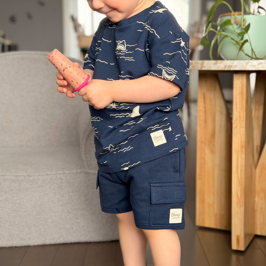 T-shirt Requins 2-8ans-Camp by Birdz-NAS-CLSPKB670-DB-CLÉMENT