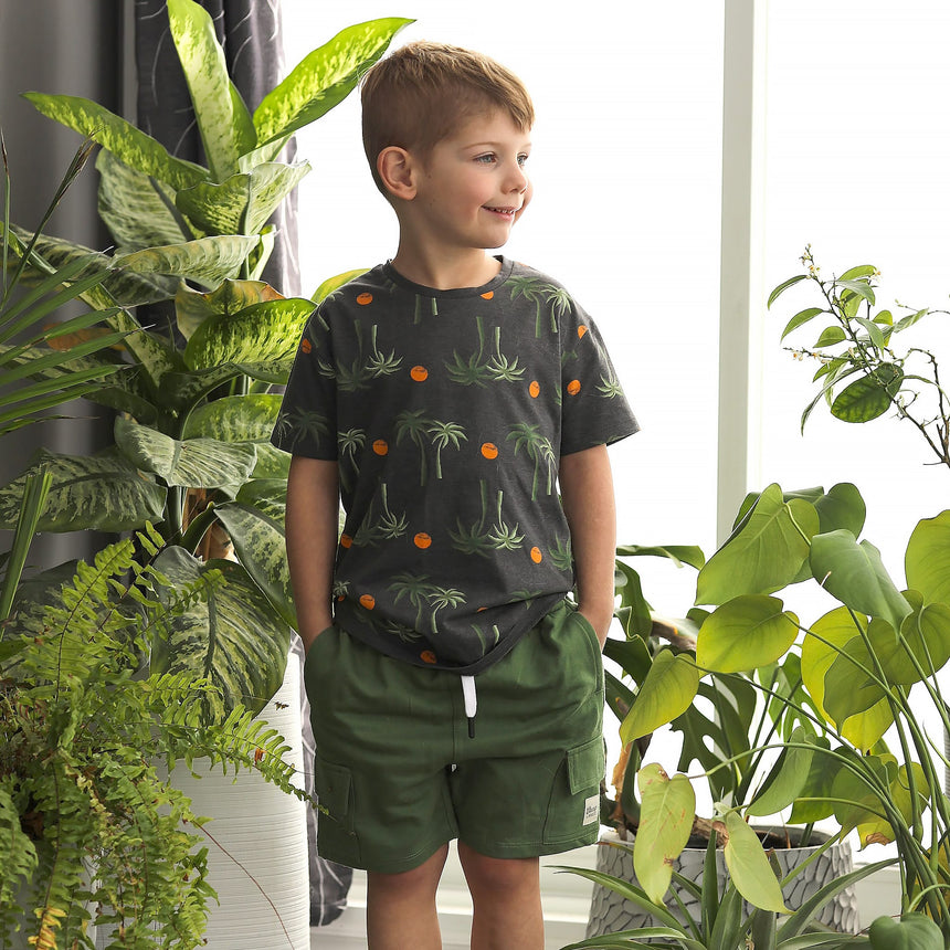 Short Cargo Vert 2-8ans-Camp by Birdz-NAS-CLSPKB673-DI-CLÉMENT