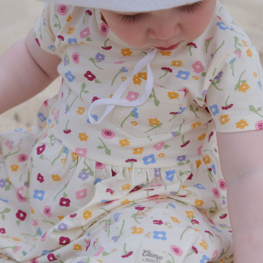 Robe Fleurs 2-8ans-Camp by Birdz-NAS-CLSPKG683-BG-CLÉMENT