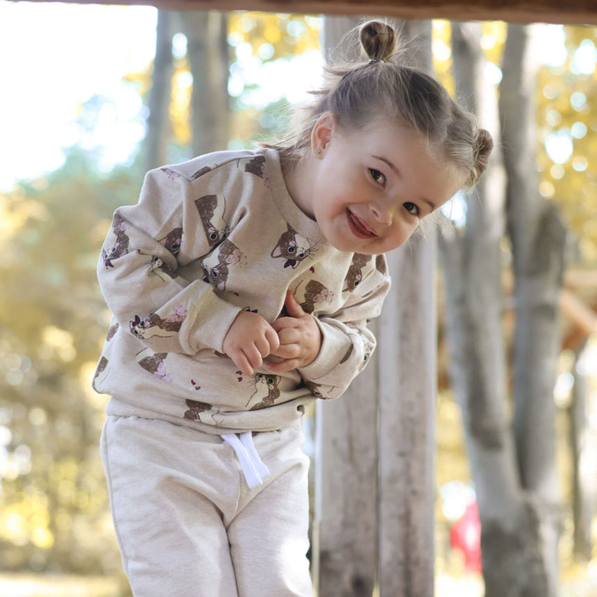 Pantalon Ouaté Beige 2-8ans