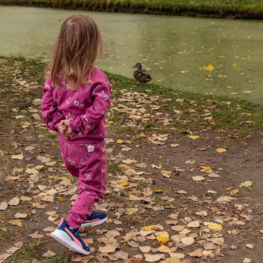 Gilet Ouaté Fleurs 2-8ans