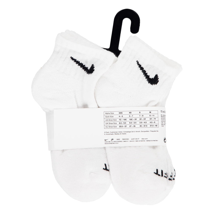 Nike Ankle Socks 6pck 7e-10e