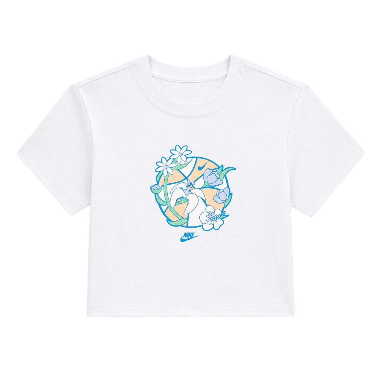 FLUSS needle punch football shirts 花柄 Tee Bball Flower Shop 8-16 – CLÉMENT