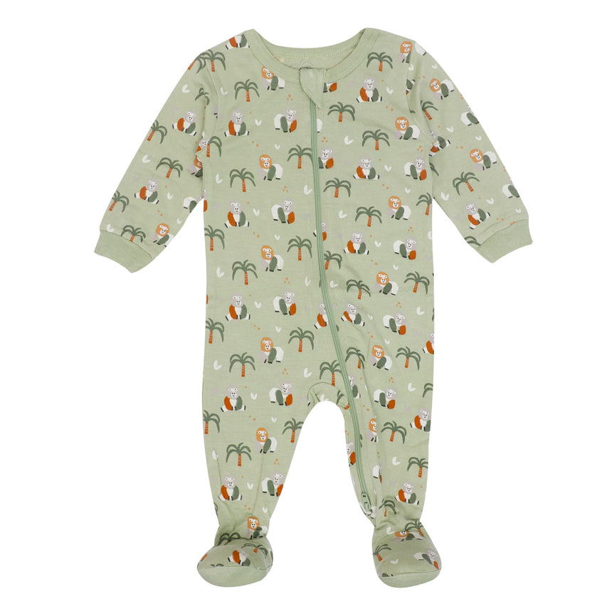 Pyjama Modal Gorilles 0-30mois-Origami-Sauge-0 m-OR4-PM5888-CLÉMENT