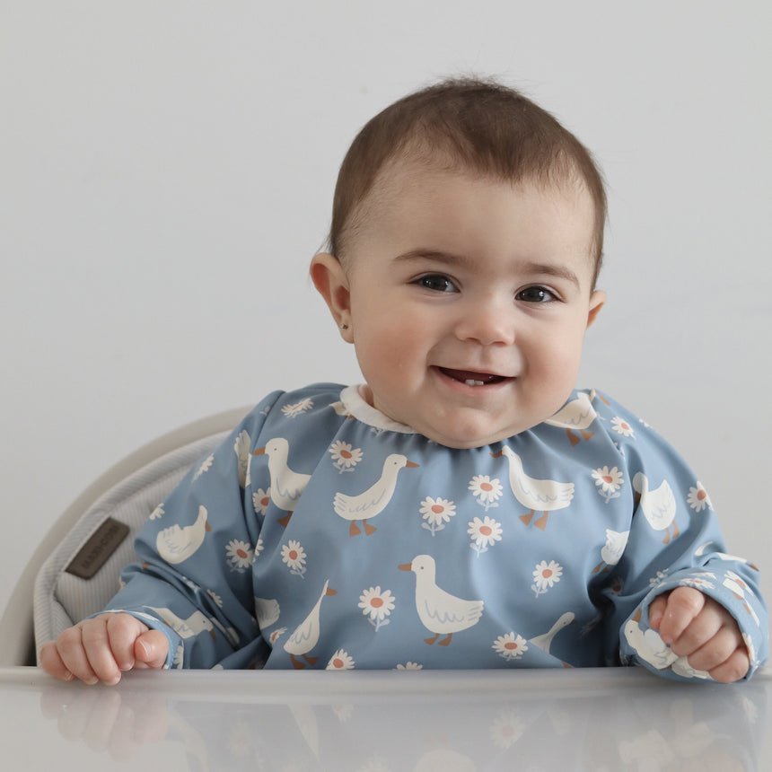 Bavoir Manches Longues 0-36mois - Oies