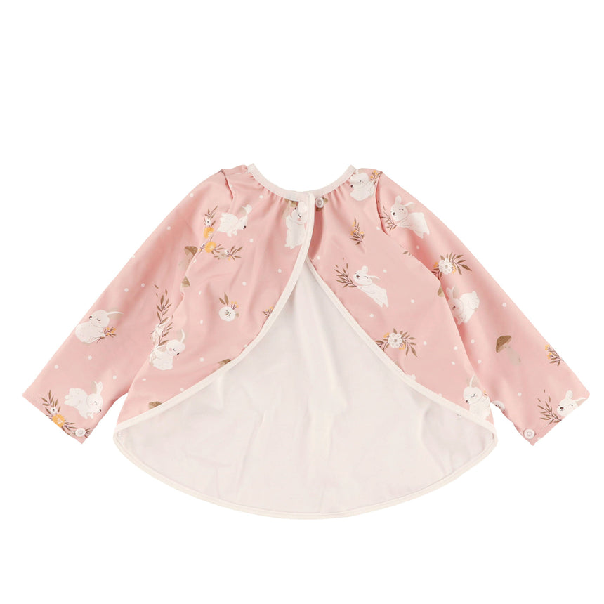 Bavoir Manches Longues 0-36mois - Lapins-Origami-ORG-BAV00064-CLÉMENT