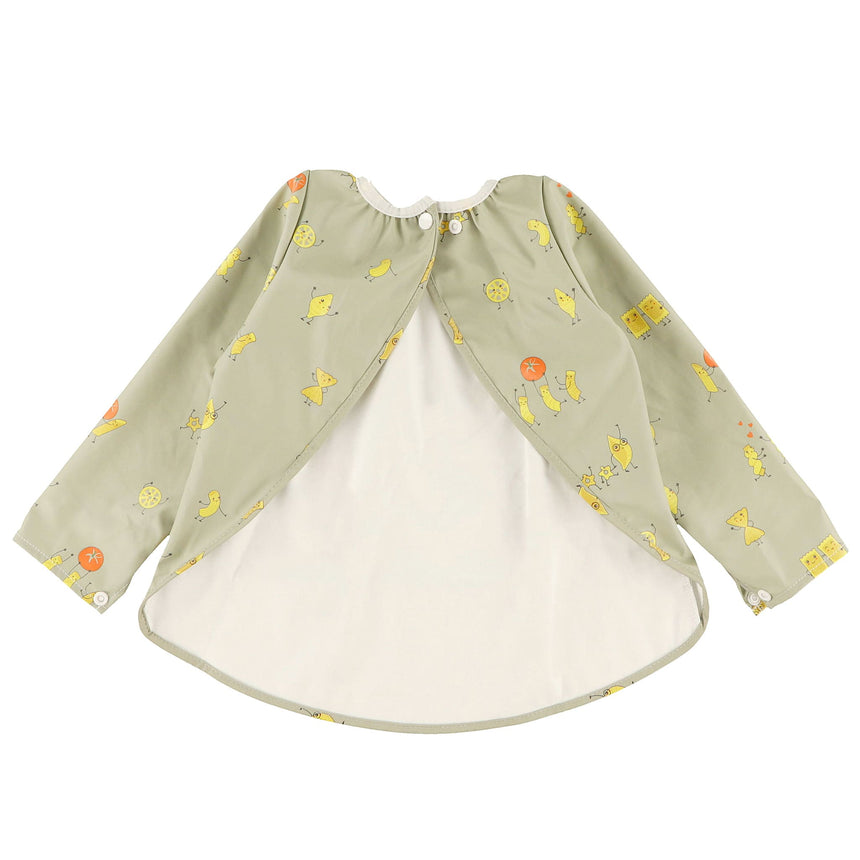 Bavoir Manches Longues 0-36mois - Pâtes-Origami-ORG-BAV00065-CLÉMENT