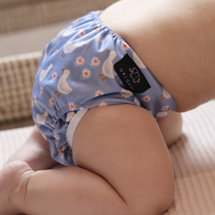 Geese Swim Diaper 8-35lb