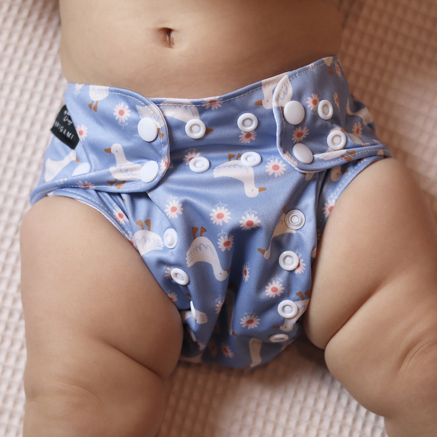 Geese Swim Diaper 8-35lb