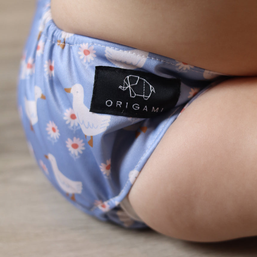 Geese Swim Diaper 8-35lb