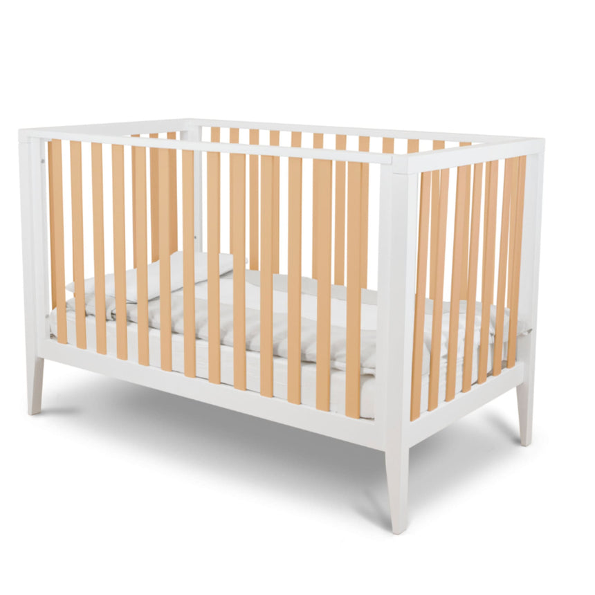 Bernini Crib - White / Natural